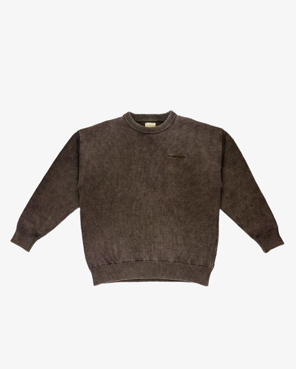 Свитер Default knit brown/dye коричневый - фото 1