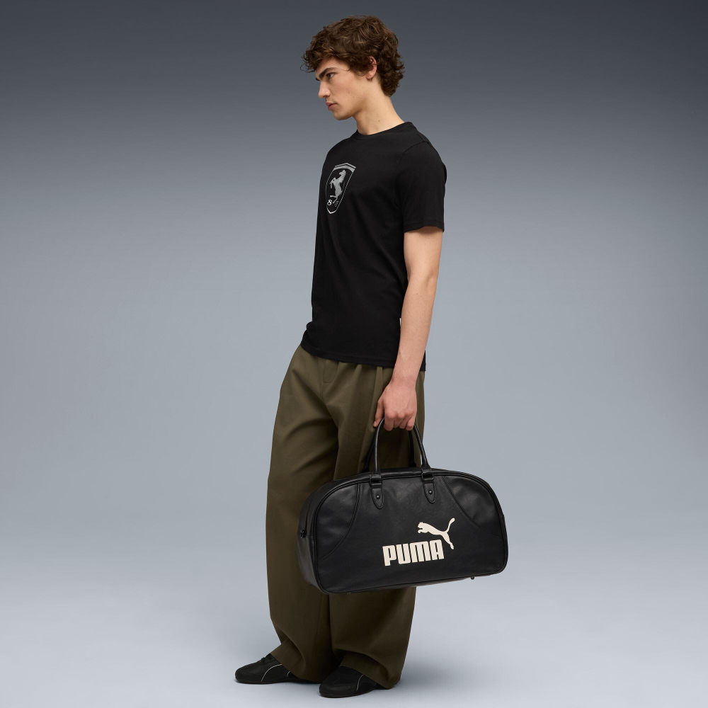 PUMA X SCUDERIA FERRARI МУЖСКАЯ ФУТБОЛКА SPORTSWEAR TONAL SHIELD, ЧЕРНЫЙ