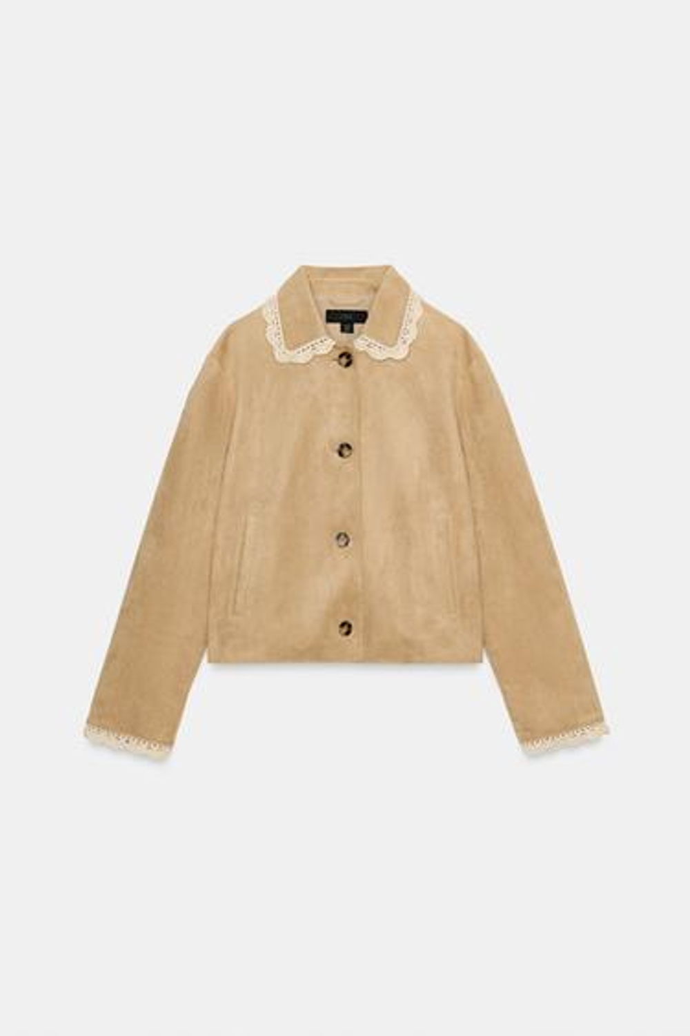 Искусственная замша куртка - ZARA