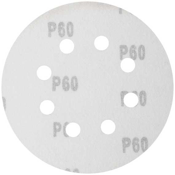 Круги шлифовальные 5 шт., 125 мм, Р60, 8 отверстий FIT IT 39663