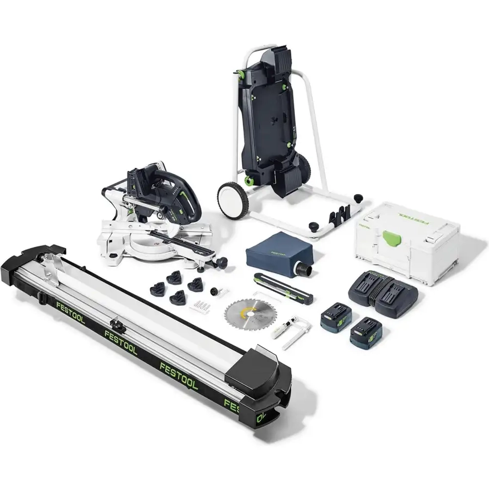 Аккумуляторная торцовочная пила с протяжкой KAPEX KSC 60 EB 5,0 I-UG-Set FESTOOL 577958