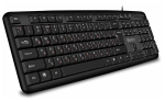 Клавиатура SVEN KB-S230 Black USB чёрная 104 клавиши 2-метра кабель