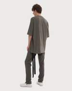 RICK OWENS DRKSHDW ФУТБОЛКА СЕРАЯ JUMBO SS