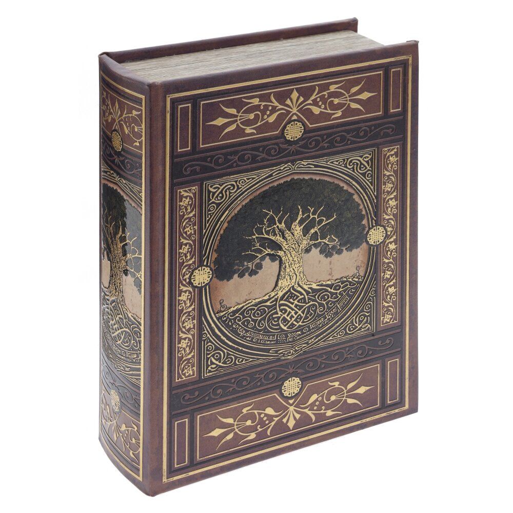 GAEM Шкатулка-книга с кодовым замком, L17,5 W7 H27 см