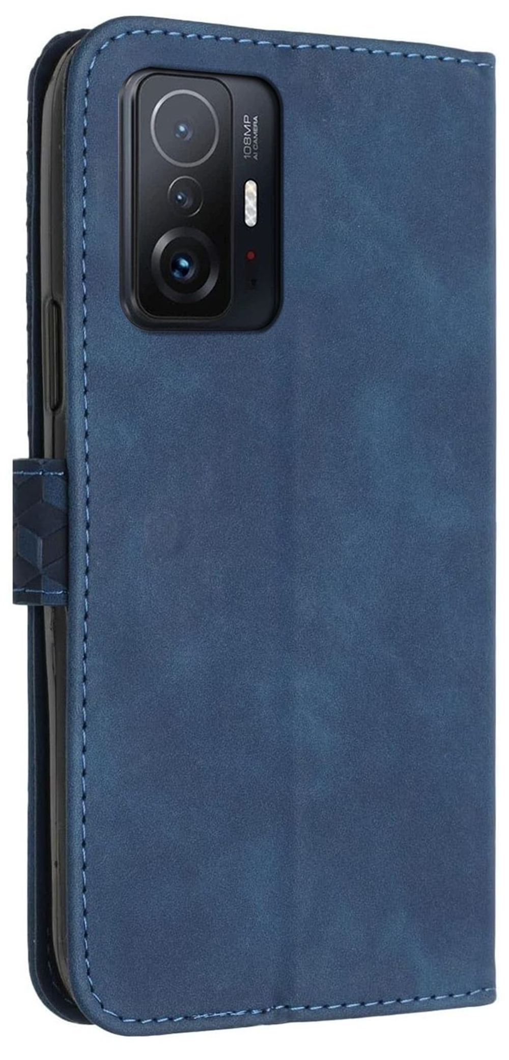 Кожаный чехол-книжка для XIAOMI 11T PRO / 11T с отделом для наличных, 3 слотами для карт и подставкой