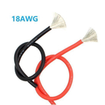 Силиконовый медный провод 18 AWG ( красный + черный по 1 метру )