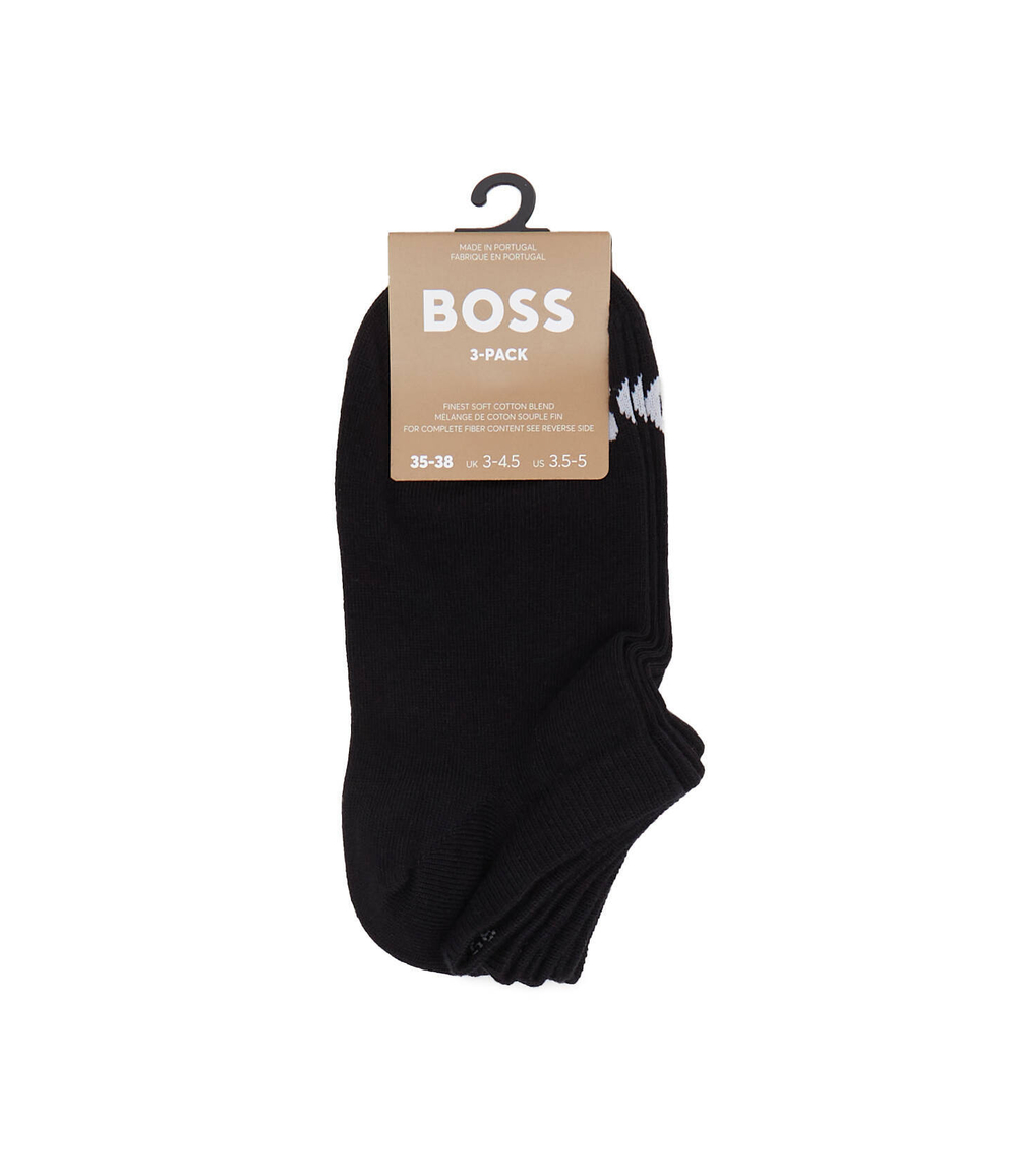 Носки 3 пары BOSS BLACK - черный(50502073)