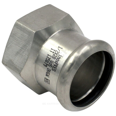 Муфта сталь нерж AISI 316L Дн 22х1/2" Ру16 пресс/ВР Inoxpres RM 190102022