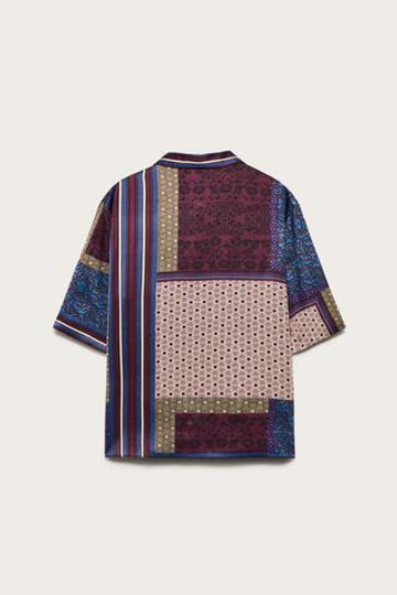 ZARA СТРУЯЩАЯСЯ РУБАШКА C ПРИНТОМ — LIMITED EDITION, С ПРИНТОМ