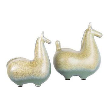 Статуэтки 2шт 10283 Green зелёный Horse LOFT IT