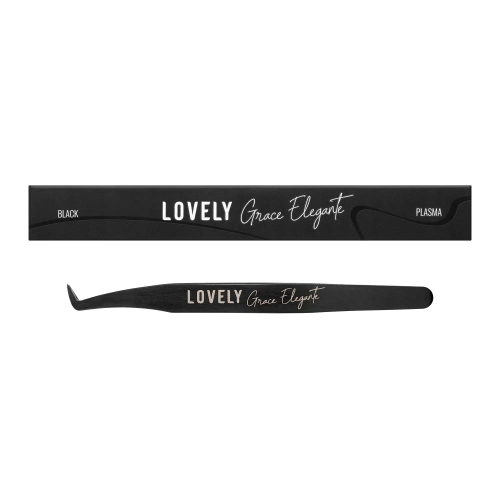 Пинцет с лазерной заточкой Мини-сапожок Grace Elegante Black Lovely