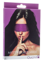 Фиолетовая ажурная маска на глаза Lace Mask (Цвет: фиолетовый)