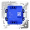 Выключатель одноклавишный с подсветкой Voltum S70 Кашемир VLS010203
