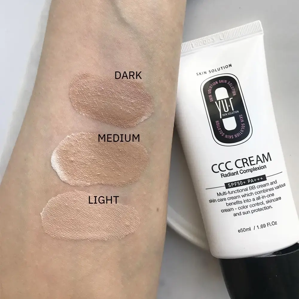 Yur Skin CCC Cream (Light) - Корректирующий ССС крем для лица SPF 50+ PA+++