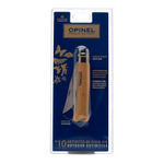 Нож Opinel №12, углеродистая сталь, рукоять из дерева бука, блистер, 001256