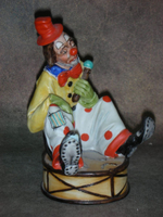 Статуэтка. Фарфор. Клоун Конферансье. Capodimonte. Италия