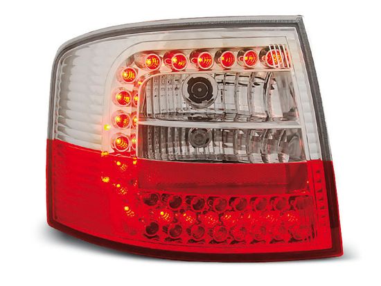 Задние фонари led red white для Audi A6 C5 avant