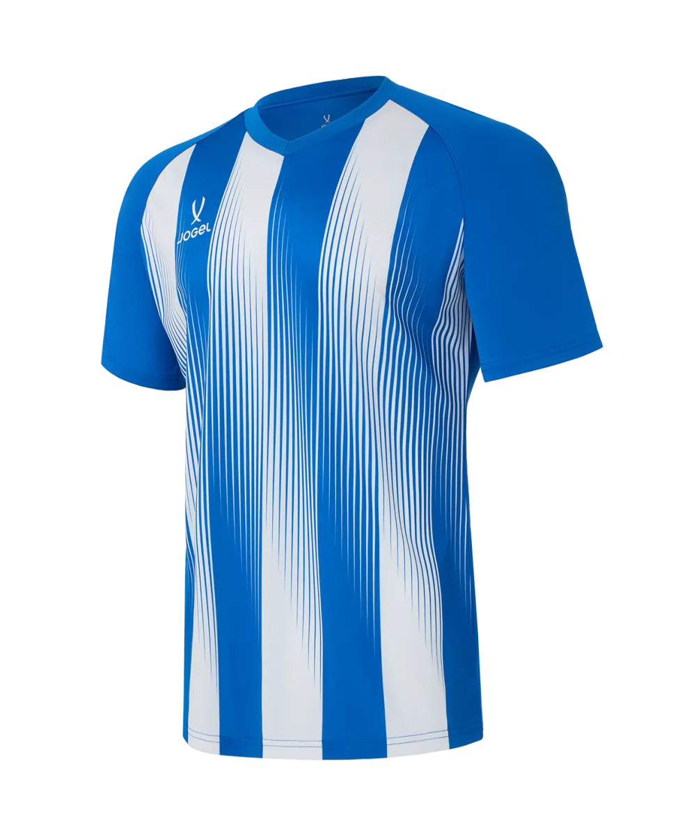 Футболка игровая Jogel Camp Striped Jersey, синий Z2/белый 00