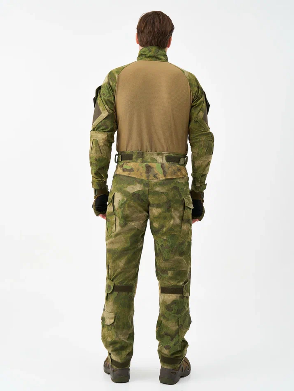Брюки тактические мужские GEN 3 COMBAT A-TACS FG (ГЕН 3 КОМБАТ А-ТАКС ФГ), MIMICRYA материал рипстоп нейлон + хлопок (50%*50% NYCO), расцветка A-TACS FG (МОХ)