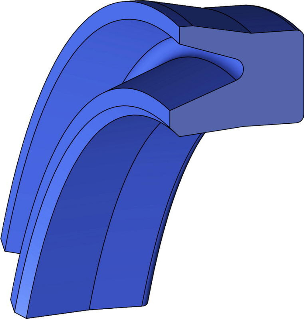A802-040 PU Пневматическое уплотнение поршня 40-30-7