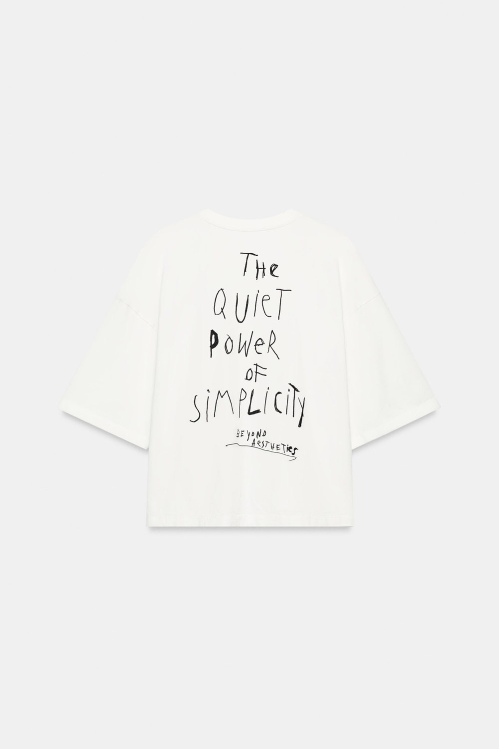 ФУТБОЛКА С КОРОТКИМИ РУКАВАМИ И НАДПИСЬЮ — ZARA
