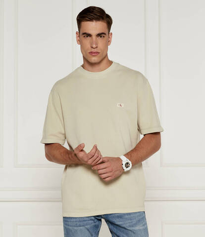 Футболка CALVIN KLEIN JEANS - бежевый(J30J326457)