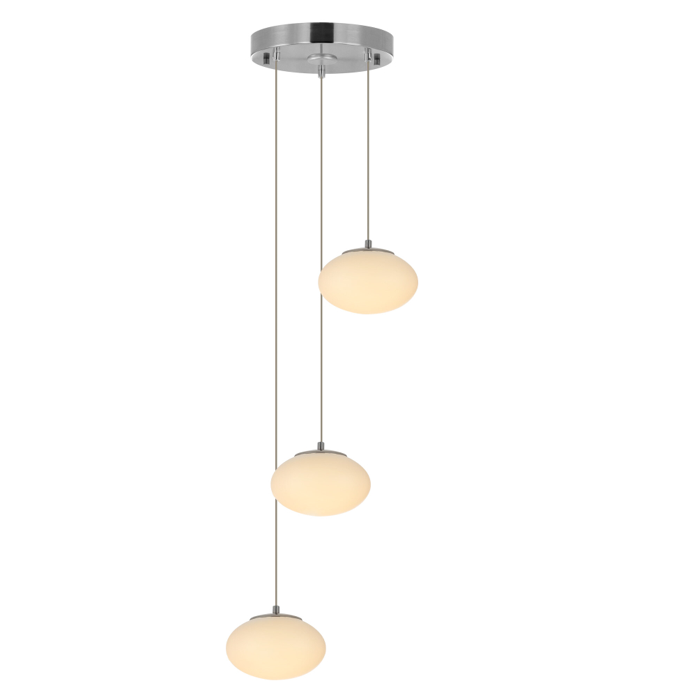 Citilux ATMAN CL226A031 LED RGB Умная каскадная люстра Матовый Хром