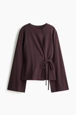 Кардиган с запахом — круглый вырез - H&M