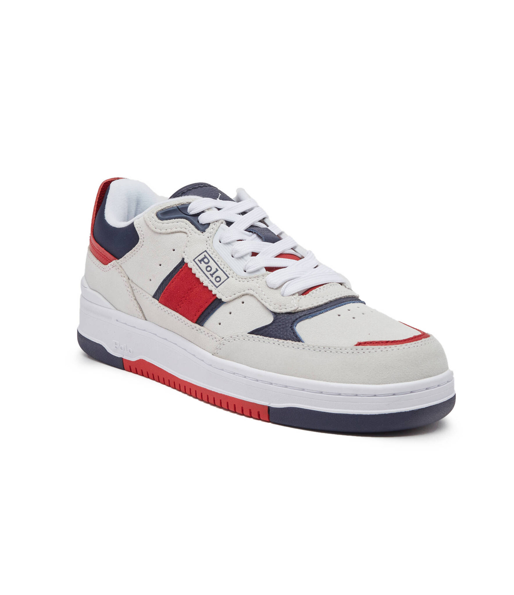 Кожаные кроссовки masters sprt POLO RALPH LAUREN - белый(809913399)