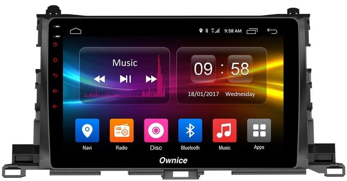 Магнитола для Toyota Highlander 3 2014-2020 - Kuberg OL-1601 QLed, Android 12, Быстрая, CarPlay, 4G SIM-слот
