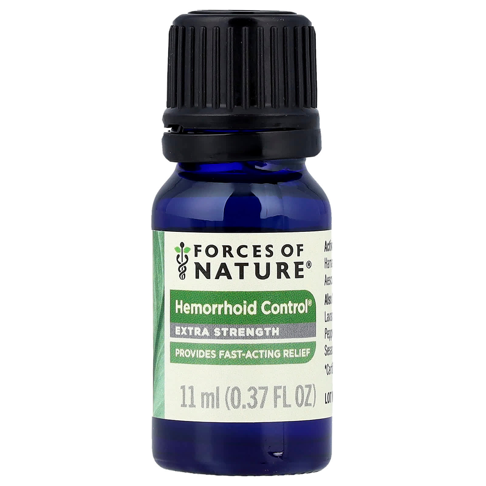 Forces of Nature, Hemorrhoid Control®, средство от геморроя, 11 мл