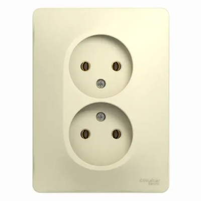 Розетка "Glossa" С/У (250В, 16А)