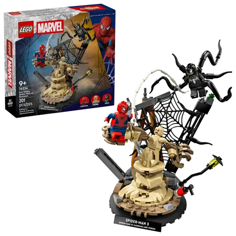 Конструктор LEGO Marvel 76334 Epic Battle: Spider-Man vs. Sandman