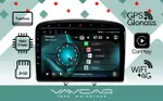 Магнитола для Peugeot 308 2007-2014, 408 2012-2022 - Vaycar VA59-0083 на Android 13, 4G SIM-слот