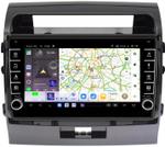 Магнитола для Toyota Land Cruiser 200 2007-2015 (экран климата внизу) - Kuberg OL-1620-1 (кнопки и крутилки) Android 13, Быстрая, CarPlay, 4G SIM-слот