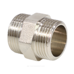 Ниппель латунь никель Ду 25 (1") НР VALFEX VF.582.N.100