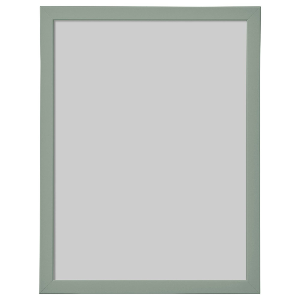 IKEA FISKBO  (ИКЕА ФИСКБО)  -  Рамка - светлый серо-зеленый 30x40 см