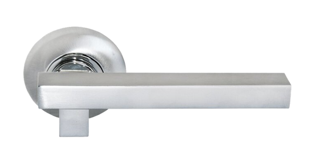 Дверная ручка Morelli POMPIDU MH-18 SC/CP Цвет – Матовый хром/полированный хром Дверная ручка Morelli POMPIDU MH-18 SC/CP Цвет – Матовый хром/полированный хром