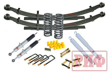 Лифт-комплект газовый Toyota Hilux 2005-2014, Sollers ST6, Jac T6 лифт 45 мм средний РИФ