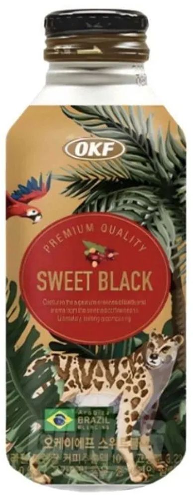 Кофейный напиток OKF Sweet Black "Сладкий Черный" 0.39 - банка