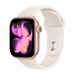 Умные часы Apple Watch Series 11 GPS, 42mm, Rose Gold Aluminium Case with Starlight Sport Band, S/M