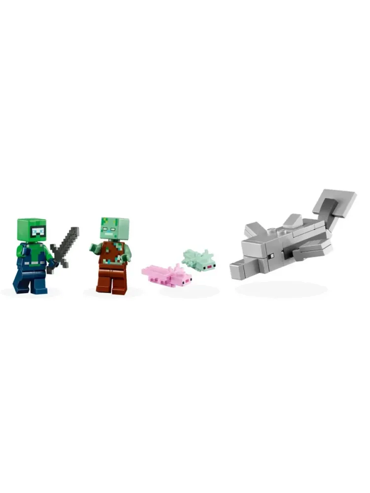Конструктор Minecraft 21247 Дом аксолотля