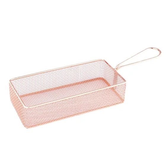 Корзинка для подачи 28,5*15,5 см h5,2 см Copper прямоуг. нерж. P.L. Proff Cuisine