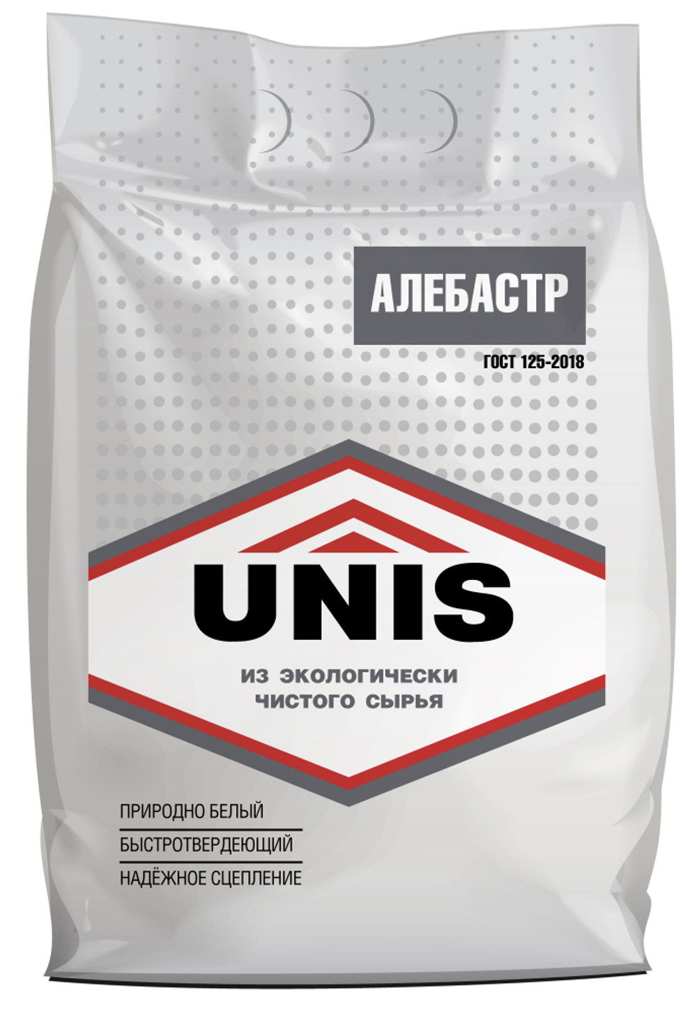 Гипсовый ремонтно-монтажный состав Unis АЛЕБАСТР 5 кг (4шт/уп)