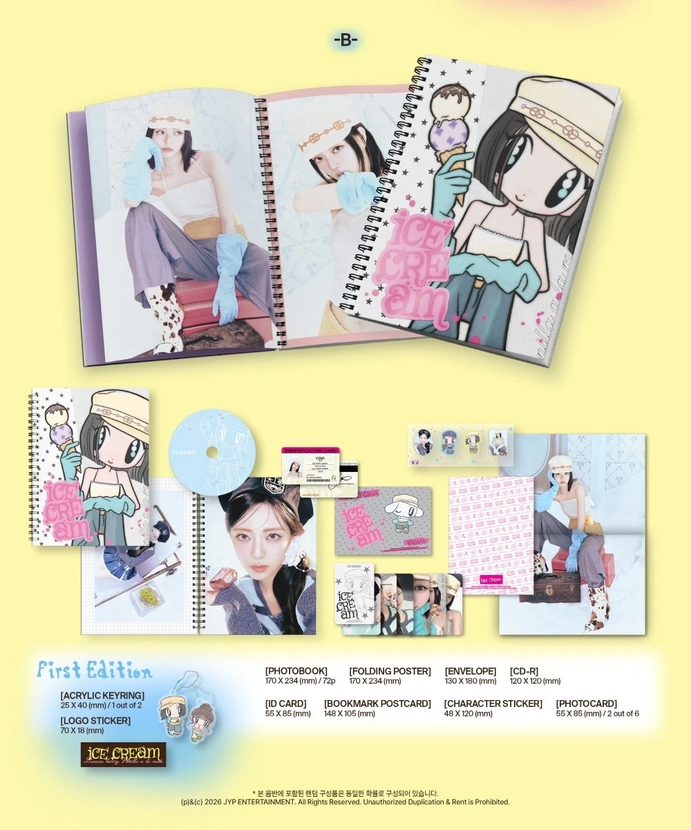 Альбом YUNA - ICE CREAM [Photobook ver.]