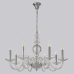 Подвесная люстра Crystal Lux ARABESQUE SP8 CHROME
