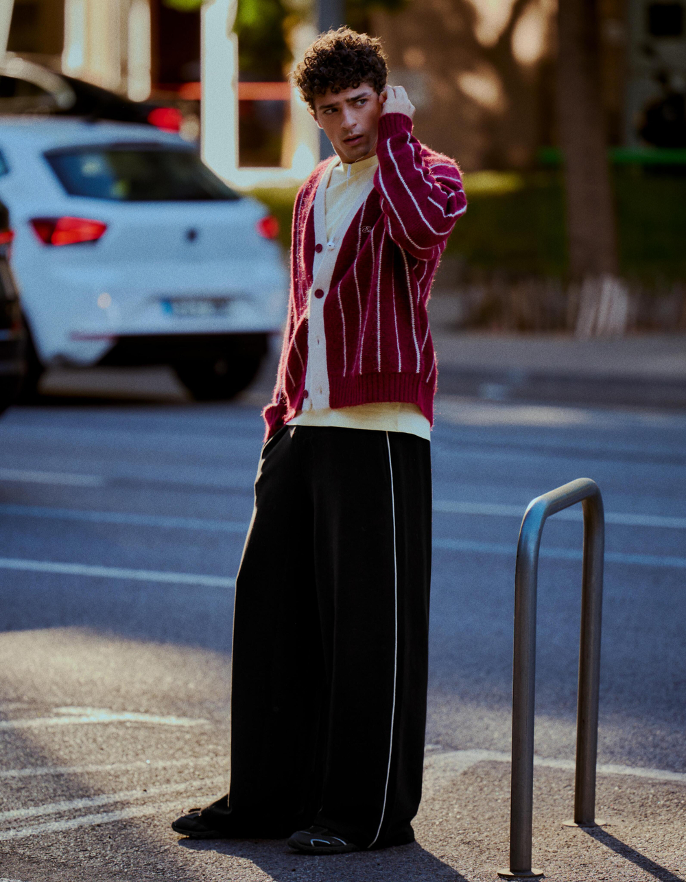 Женские брюки-джоггеры из мягкой ткани Dancer - BERSHKA
