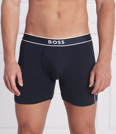 трусики-боксеры boxerbr 24 logo BOSS BLACK - темно-синий(50479075)