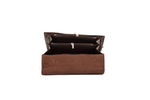 В наличии! Узкий коричневый портфель из экокожи DoubleCity 319 Brown