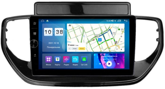 Магнитола для Hyundai Solaris 2 2020-2022 (штатная навигация) - Parafar PF767FHDAV на Android 13, CarPlay, 4G SIM-слот